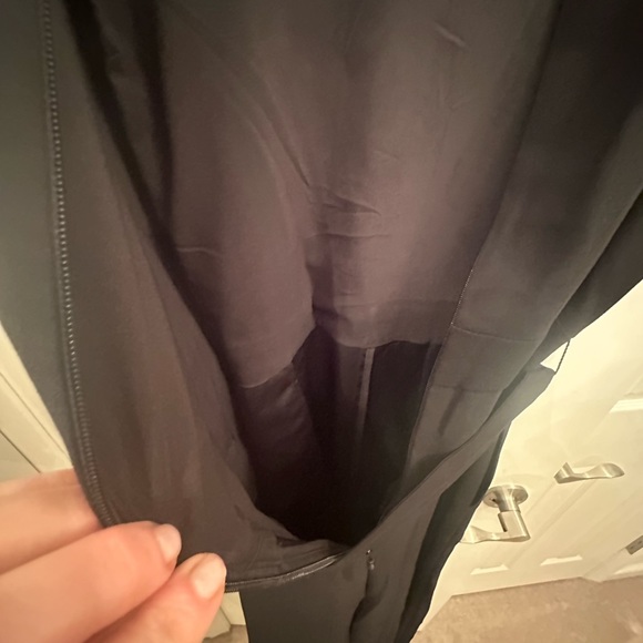 BANANA REPUBLIC Sz 6 Womens Black Belted Sleeveless Wide-Leg Jumpsuit NWT - Picture 5 of 5